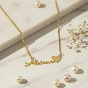 Colar com nome Banhado a ouro 18 k